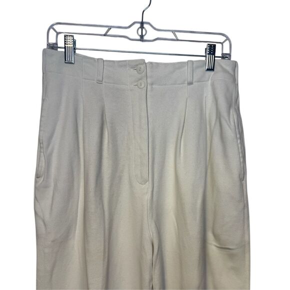 Talbots Vintage High Waist Pleated Pants Sz. L Off-White Y2K 1990’s - Picture 7 of 10